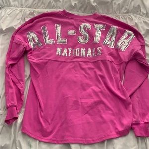 NCA all star cheer shirt adult xs